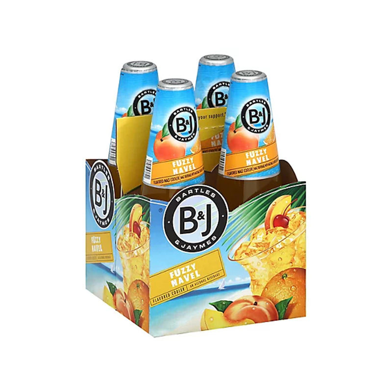 Bartles & James Fuzzy Navel 4-Pack 12 FL OZ Bottle - 48.00 FL OZ