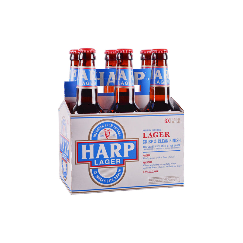 Harp Lager 6-Pack 12 FL OZ Bottle - 6PK